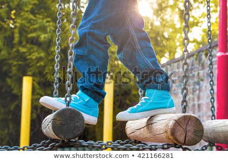 Stockfoto: Childrens Orthopedic Shoes On The Boys Feet