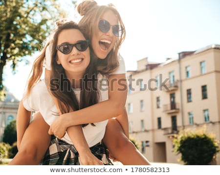 Couple Women In White Sexy Shirt stock photo  Halay Alex (#2837860) |  Stockfresh