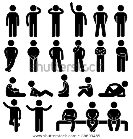 Zdjęcia stock: Pictograms People Man Icon Sign Symbol Pictogram