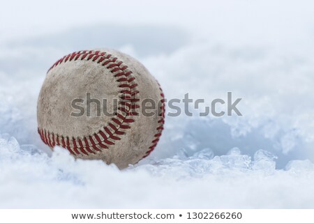 Stock photo: Baseball Fields Covered By Frost