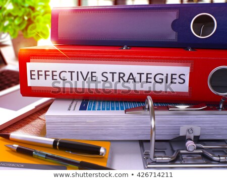 Stockfoto: Red Ring Binder With Inscription Costs