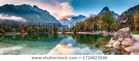 Foto d'archivio: Beautiful Triglav Mountain Landscape