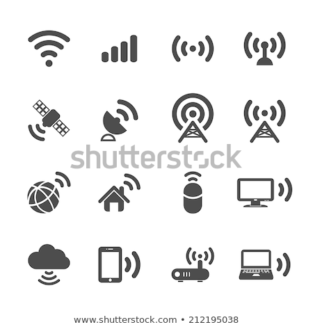 Stok fotoğraf: Wireless Network Icon