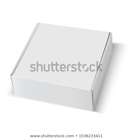 Stock foto: Cardboard Box With A Cap