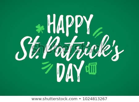 Stockfoto: Glass Of Beer And St Patricks Day Decorations