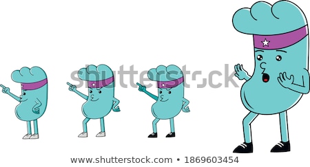 Stok fotoğraf: Cartoon Alien Woman Dancing