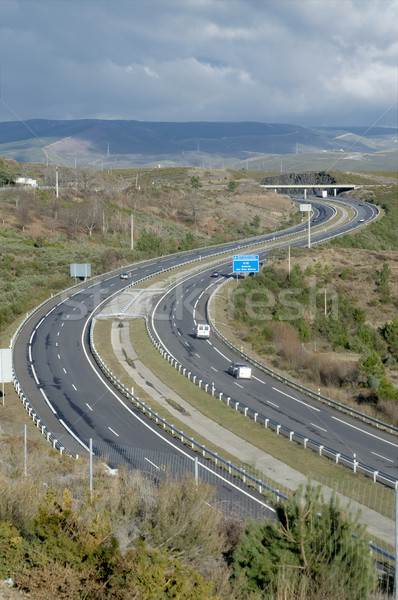 Curvy highway Stock photo © t3mujin