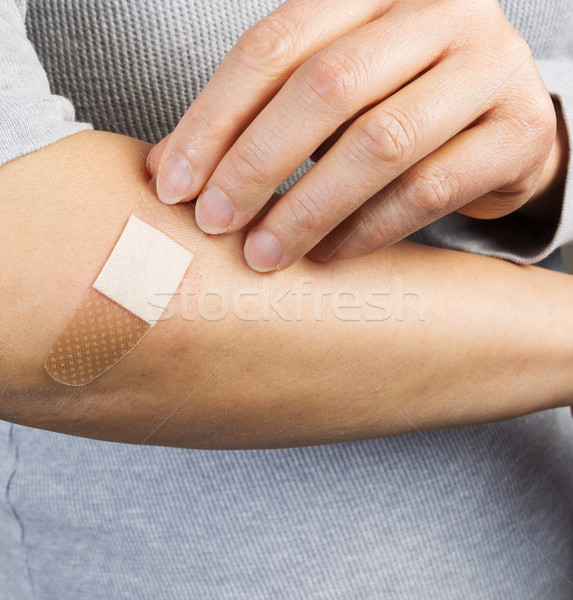 Taking care of Cut with bandage  Stock photo © tab62