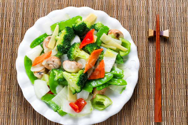 Healthy steamed mixed vegetables ready to eat  Stock photo © tab62