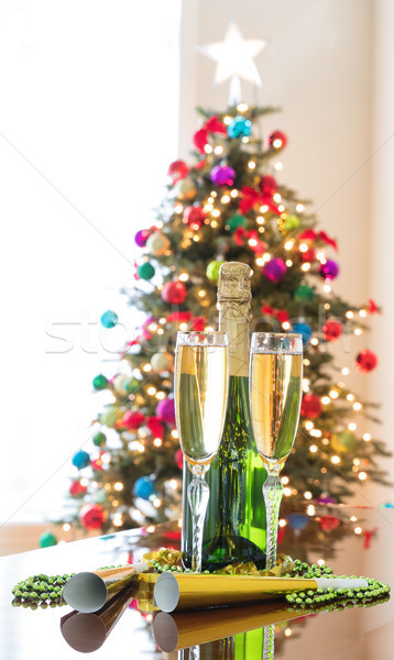 ストックフォト: 明けましておめでとうございます · お祝い · シャンパン · 2 · 明るい