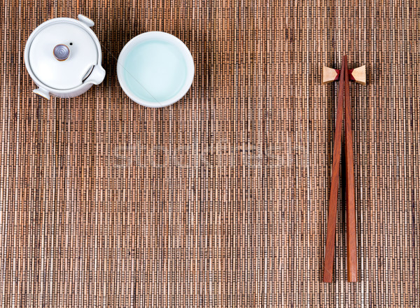 Сток-фото: бамбук · традиционный · азиатских · чай · мнение