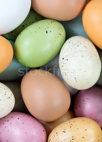 Colorful Easter eggs in filled frame format  Stock photo © tab62