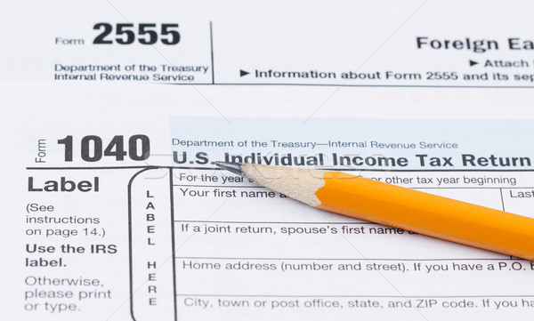 Tax Forms 1040 and 2555  Stock photo © tab62