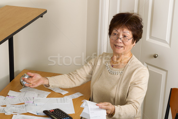 Femeie financiar senior Imagine de stoc © tab62