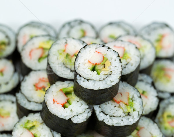 Closeup of Fresh California Hand Roll  Stock photo © tab62