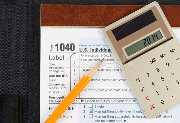 Items for doing Income Taxes  Stock photo © tab62