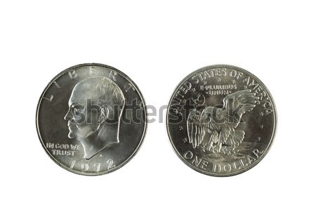 American Silvers Dollars on White  Stock photo © tab62