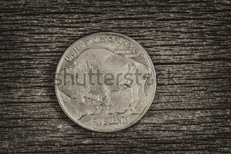 Uno centavo moneda cobre dinero América Foto stock © tab62