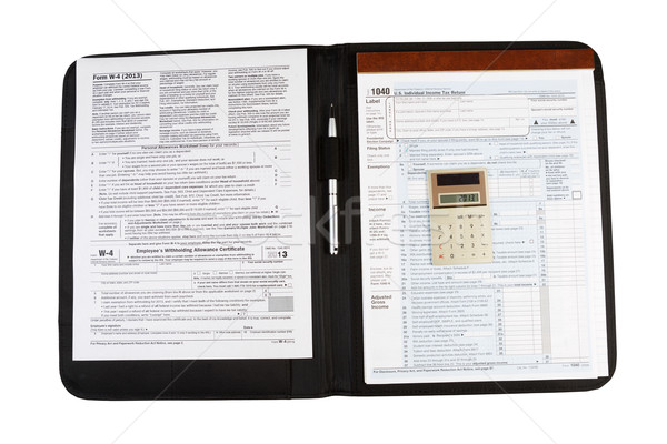 Tax Items is Business Folder  Stock photo © tab62