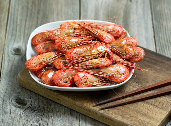 Freshly Steamed Shrimp ready to eat  Stock photo © tab62
