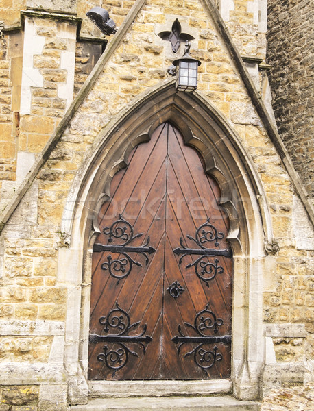 Vintage двери вертикальный фото каменные Сток-фото © tab62