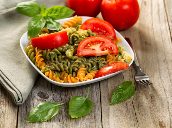 Homemad pesto dish with herbs and vegetables  Stock photo © tab62