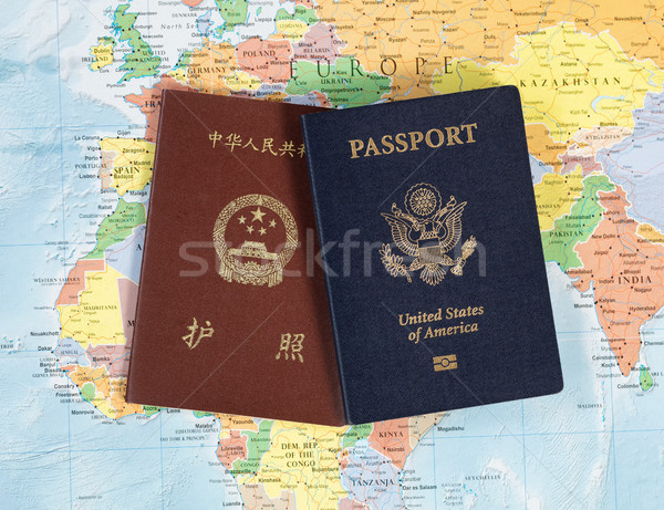 National passports for travelling the world  Stock photo © tab62