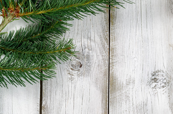 Stockfoto: Tak · rustiek · witte · houten · echt