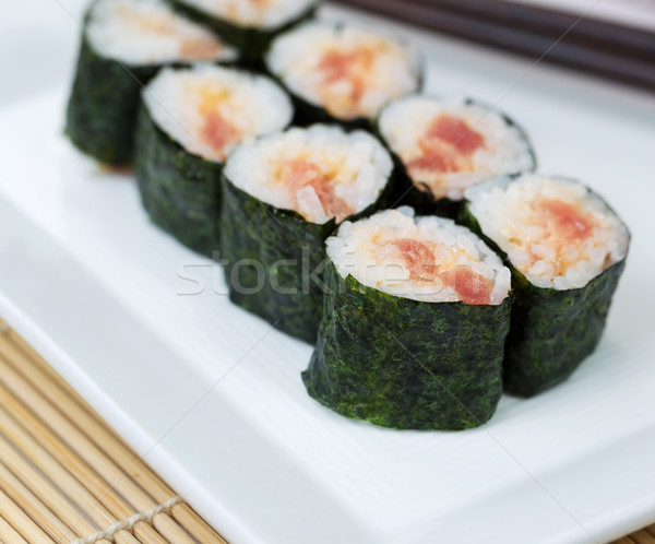Fresh Spicy Tuna Hand Roll Sushi  Stock photo © tab62