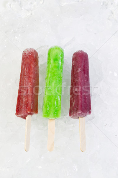 Fruit Popsicles on Ice ready to eat  Stock photo © tab62