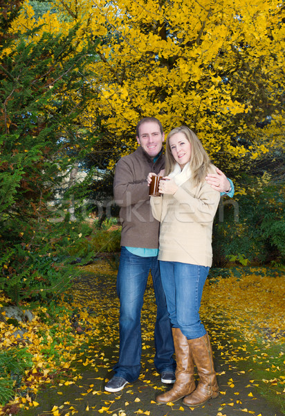 Adult Couple enjoying their time in the park  Stock photo © tab62