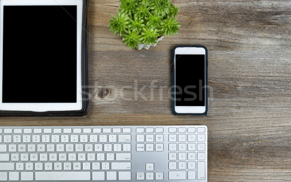 Organized and clean desktop for work Stock photo © tab62