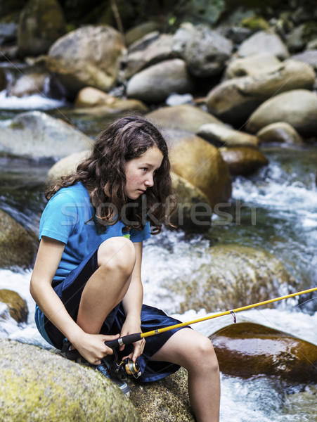 Focused on Fishing  Stock photo © tab62