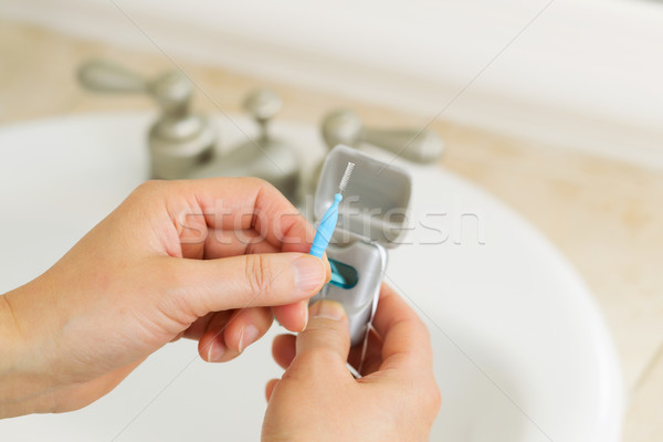 Dental tooth pick and Floss Time  Stock photo © tab62