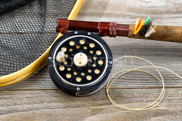 Traditional trout fishing equipment  Stock photo © tab62