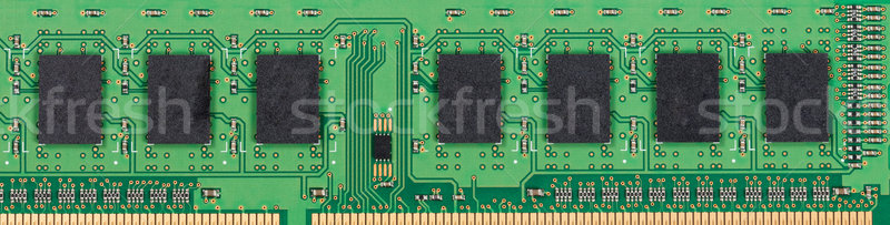 Memory circuit board and chipset for computer  Stock photo © tab62