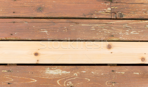 New and Old Wooden Boards  Stock photo © tab62