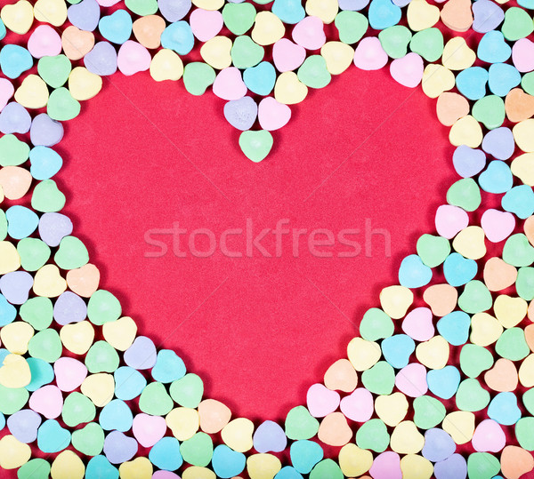 Coração colorido fora ver Foto stock © tab62