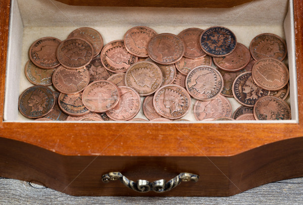 [[stock_photo]]: Chêne · antique · commode · tiroir · vieux · indian