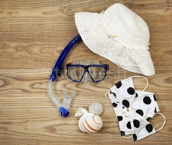 Stock photo: Beach Attire for Summer Fun 
