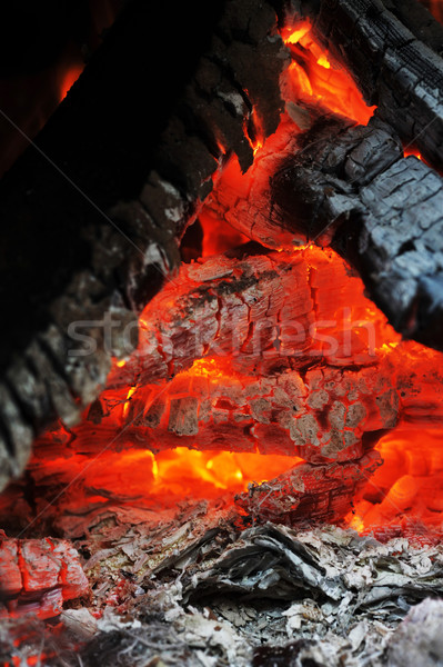 Burning down fire Stock photo © taden