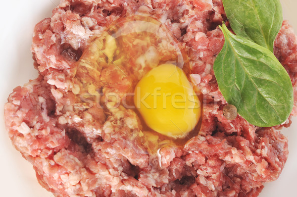 Stock photo: Ingredients for  cutlet