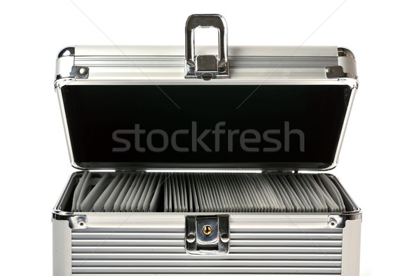 Stock photo: small metal box 