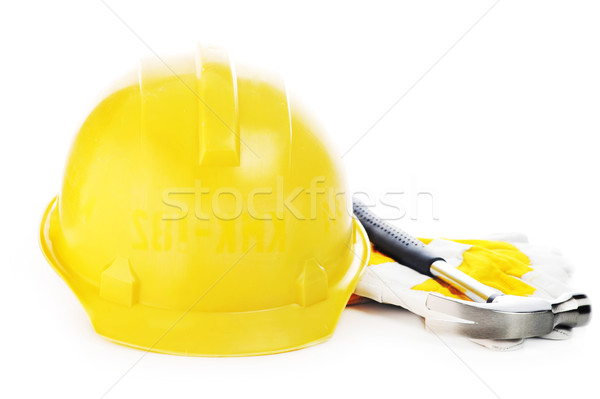  gloves and helmet Stock photo © taden