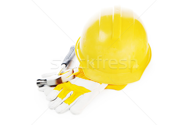  gloves and helmet Stock photo © taden