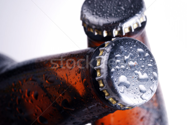 Maro sticle bere sticlă picătură rece Imagine de stoc © taden