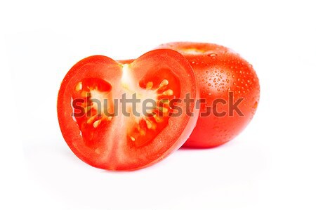 sliced tomato close up Stock photo © taden