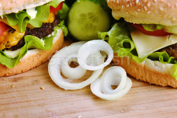 Tasty hamburger Stock photo © taden