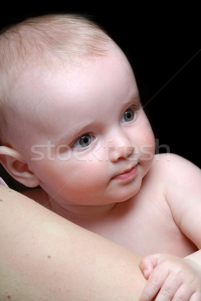 Belle fille portrait bébé oeil visage [[stock_photo]] © taden