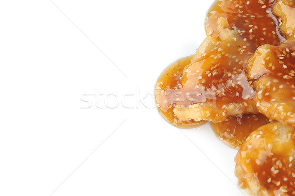 chinese food on plate close up Stock photo © taden